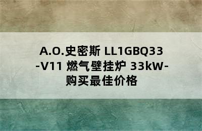 A.O.史密斯 LL1GBQ33-V11 燃气壁挂炉 33kW-购买最佳价格